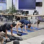 corporate personal training session exercises